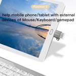 محول موصل صغير Yesido GS08 من Type-C إلى USB 3.0 OTG مع سلسلة مفاتيح