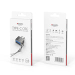 محول موصل صغير Yesido GS08 من Type-C إلى USB 3.0 OTG مع سلسلة مفاتيح