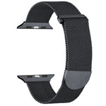 سوار ساعة معدني ميلانيزي مغناطيسي، لـ Apple Watch SE 2023 مقاس 44مم، لـ Apple Watch Ultra مقاس 49مم، لـ Apple Watch 8 مقاس 41مم
