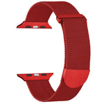 سوار ساعة معدني ميلانيزي مغناطيسي، لـ Apple Watch SE 2022 مقاس 40مم، لـ Apple Watch 9 مقاس 45مم، لـ Apple Watch 9 مقاس 41مم