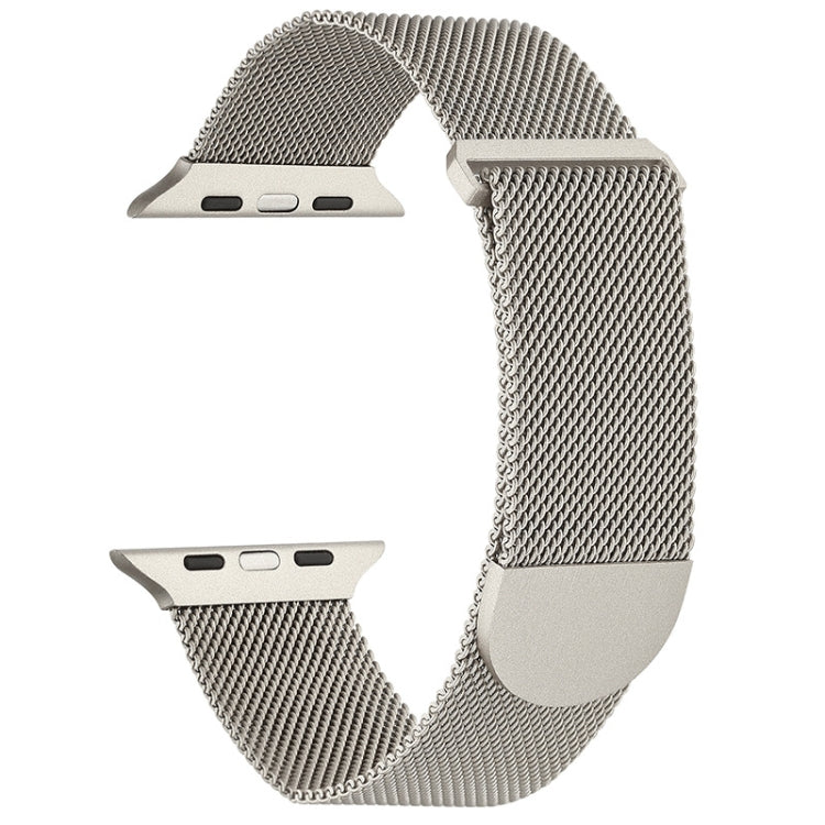 سوار ساعة معدني ميلانيزي مغناطيسي، لـ Apple Watch SE 2022 مقاس 44مم، لـ Apple Watch 7 مقاس 41مم، لـ Apple Watch 7 مقاس 45مم