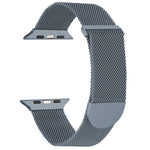 سوار ساعة معدني ميلانيزي مغناطيسي، لـ Apple Watch SE 2022 مقاس 44مم، لـ Apple Watch 7 مقاس 41مم، لـ Apple Watch 7 مقاس 45مم