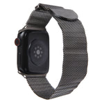 سوار ساعة معدني ميلانيزي مغناطيسي، لـ Apple Watch 3 مقاس 42مم، لـ Apple Watch 2 مقاس 42مم، لـ Apple Watch 2 مقاس 38مم