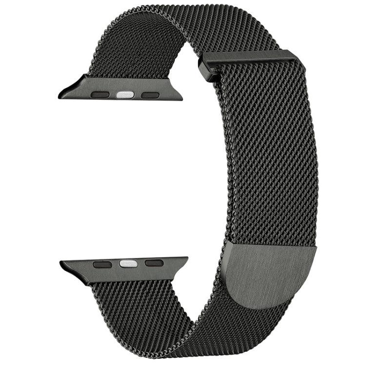 سوار ساعة معدني ميلانيزي مغناطيسي، لـ Apple Watch 3 مقاس 42مم، لـ Apple Watch 2 مقاس 42مم، لـ Apple Watch 2 مقاس 38مم