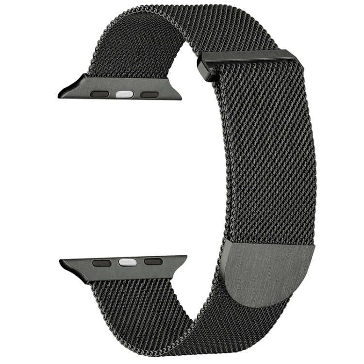 سوار ساعة معدني ميلانيزي مغناطيسي، لـ Apple Watch SE 2023 مقاس 44مم، لـ Apple Watch Ultra مقاس 49مم، لـ Apple Watch 8 مقاس 41مم