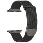 سوار ساعة معدني ميلانيزي مغناطيسي، لـ Apple Watch SE 2023 مقاس 40مم، لـ Apple Watch Ultra 2 مقاس 49مم، لـ Apple Watch 8 مقاس 45مم