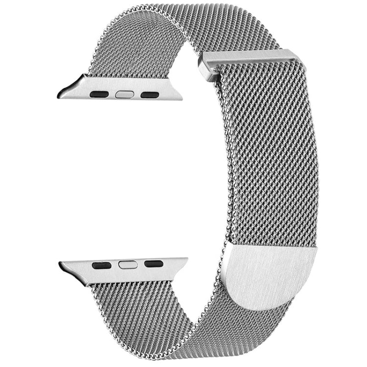 سوار ساعة معدني ميلانيزي مغناطيسي، لـ Apple Watch SE 2022 مقاس 40مم، لـ Apple Watch 9 مقاس 45مم، لـ Apple Watch 9 مقاس 41مم