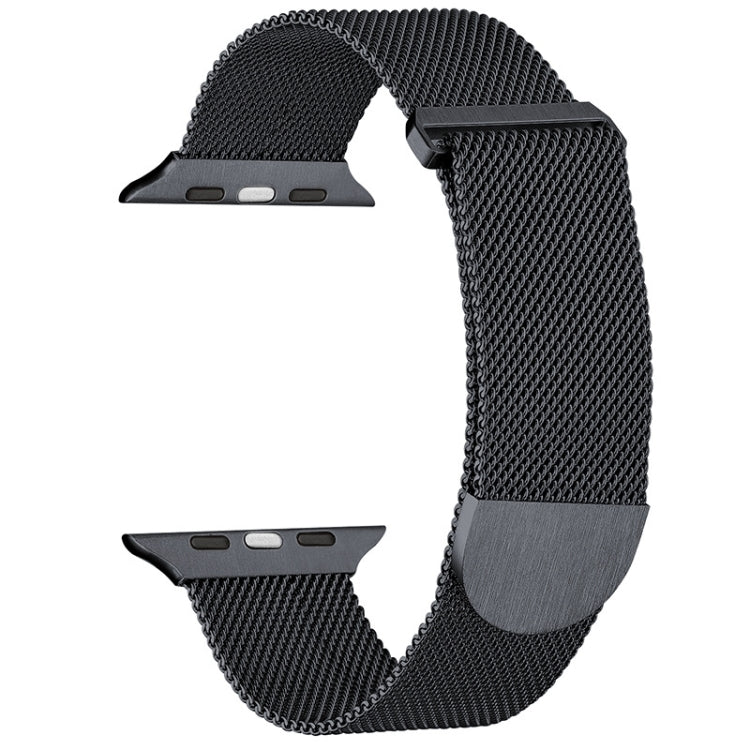سوار ساعة معدني ميلانيزي مغناطيسي، لـ Apple Watch SE 2022 مقاس 40مم، لـ Apple Watch 9 مقاس 45مم، لـ Apple Watch 9 مقاس 41مم