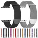 سوار ساعة معدني ميلانيزي مغناطيسي، لـ Apple Watch SE 2022 مقاس 44مم، لـ Apple Watch 7 مقاس 41مم، لـ Apple Watch 7 مقاس 45مم