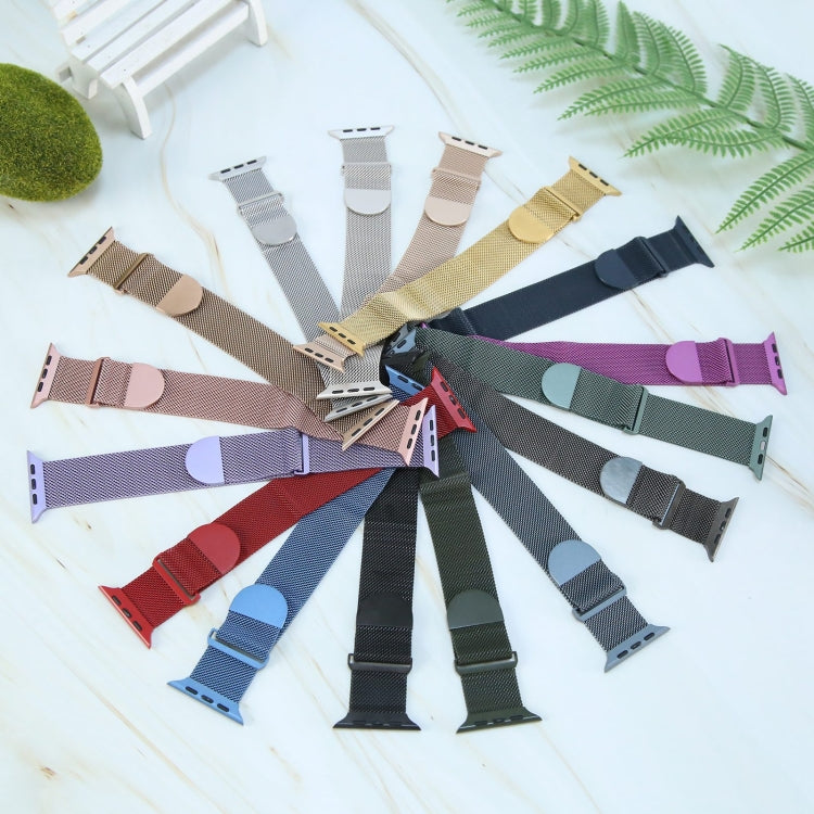 Milanese Metal Magnetic Watch Band, For Apple Watch 4 44mm, For Apple Watch 4 40mm, For Apple Watch 3 38mm