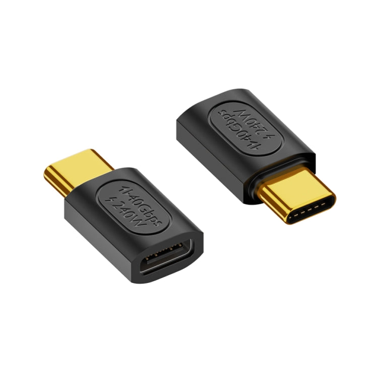 محول USB-C / Type-C أنثى إلى USB-C / Type-C أنثى مستقيم بسرعة 40Gbps و240 واط، محول مستقيم