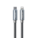 كابل بيانات شحن فائق السرعة WK WDC-205 PD 20 واط USB-C/Type-C إلى 8 دبابيس، الطول: 1 متر