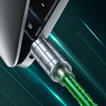 كابل بيانات شحن فائق السرعة WK WDC-205 PD 20 واط USB-C/Type-C إلى 8 دبابيس، الطول: 1 متر