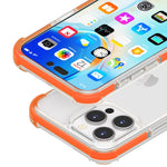 غطاء هاتف هجين من TPU وأكريليك مقاوم للصدمات بأربع زوايا، لهواتف iPhone 16 Pro Max، iPhone 16 Pro، iPhone 16 Plus، iPhone 16