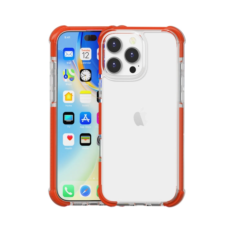 غطاء هاتف هجين من TPU وأكريليك مقاوم للصدمات بأربع زوايا، لهواتف iPhone 16 Pro Max، iPhone 16 Pro، iPhone 16 Plus، iPhone 16