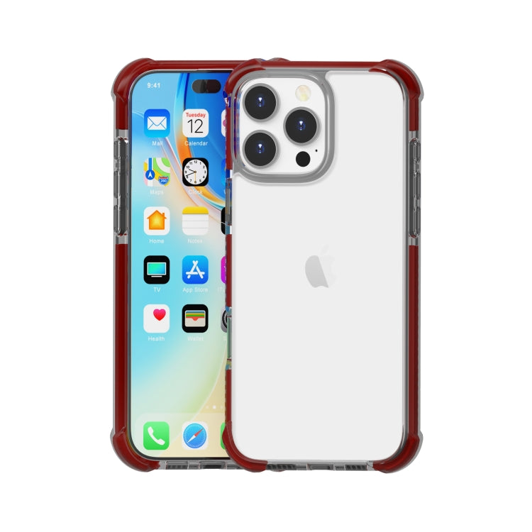 غطاء هاتف هجين من TPU وأكريليك مقاوم للصدمات بأربع زوايا، لهواتف iPhone 16 Pro Max، iPhone 16 Pro، iPhone 16 Plus، iPhone 16