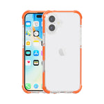 غطاء هاتف هجين من TPU وأكريليك مقاوم للصدمات بأربع زوايا، لهواتف iPhone 16 Pro Max، iPhone 16 Pro، iPhone 16 Plus، iPhone 16