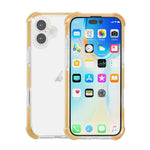 غطاء هاتف هجين من TPU وأكريليك مقاوم للصدمات بأربع زوايا، لهواتف iPhone 16 Pro Max، iPhone 16 Pro، iPhone 16 Plus، iPhone 16