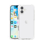 غطاء هاتف هجين من TPU وأكريليك مقاوم للصدمات بأربع زوايا، لهواتف iPhone 16 Pro Max، iPhone 16 Pro، iPhone 16 Plus، iPhone 16