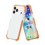 غطاء هاتف هجين من TPU وأكريليك مقاوم للصدمات بأربع زوايا، لهواتف iPhone 17 Pro Max، iPhone 17 Pro، iPhone 17، iPhone Air