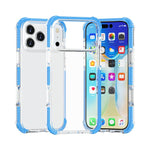 غطاء هاتف هجين من TPU وأكريليك مقاوم للصدمات بأربع زوايا، لهواتف iPhone 17 Pro Max، iPhone 17 Pro، iPhone 17، iPhone Air