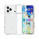 غطاء هاتف هجين من TPU وأكريليك مقاوم للصدمات بأربع زوايا، لهواتف iPhone 17 Pro Max، iPhone 17 Pro، iPhone 17، iPhone Air