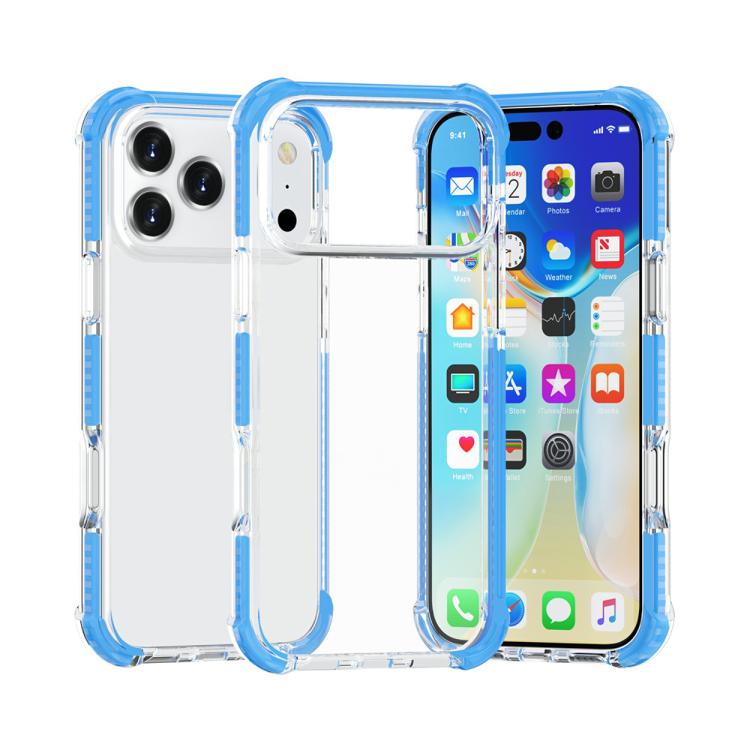 غطاء هاتف هجين من TPU وأكريليك مقاوم للصدمات بأربع زوايا، لهواتف iPhone 17 Pro Max، iPhone 17 Pro، iPhone 17، iPhone Air