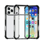 غطاء هاتف هجين من TPU وأكريليك مقاوم للصدمات بأربع زوايا، لهواتف iPhone 17 Pro Max، iPhone 17 Pro، iPhone 17، iPhone Air