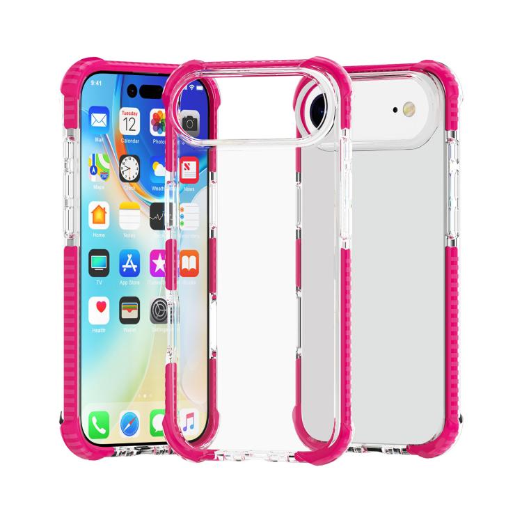 غطاء هاتف هجين من TPU وأكريليك مقاوم للصدمات بأربع زوايا، لهواتف iPhone 17 Pro Max، iPhone 17 Pro، iPhone 17، iPhone Air