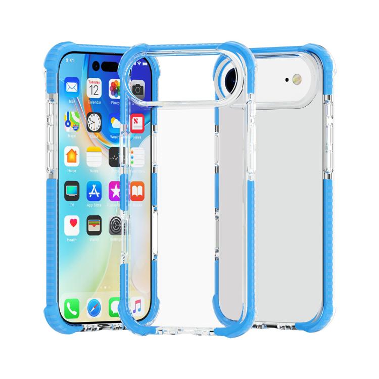 غطاء هاتف هجين من TPU وأكريليك مقاوم للصدمات بأربع زوايا، لهواتف iPhone 17 Pro Max، iPhone 17 Pro، iPhone 17، iPhone Air