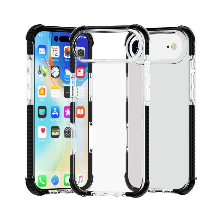 غطاء هاتف هجين من TPU وأكريليك مقاوم للصدمات بأربع زوايا، لهواتف iPhone 17 Pro Max، iPhone 17 Pro، iPhone 17، iPhone Air