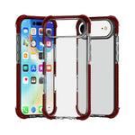 غطاء هاتف هجين من TPU وأكريليك مقاوم للصدمات بأربع زوايا، لهواتف iPhone 17 Pro Max، iPhone 17 Pro، iPhone 17، iPhone Air