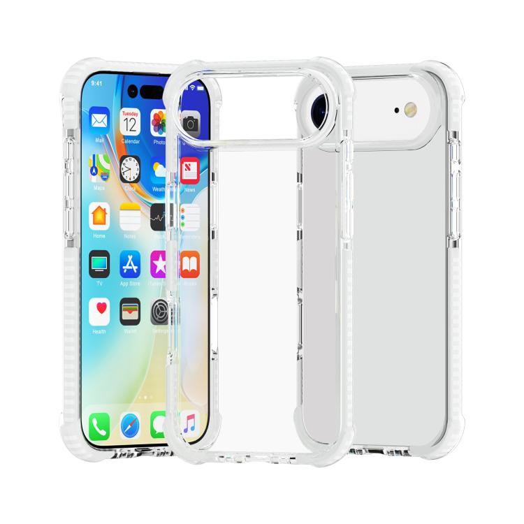 غطاء هاتف هجين من TPU وأكريليك مقاوم للصدمات بأربع زوايا، لهواتف iPhone 17 Pro Max، iPhone 17 Pro، iPhone 17، iPhone Air