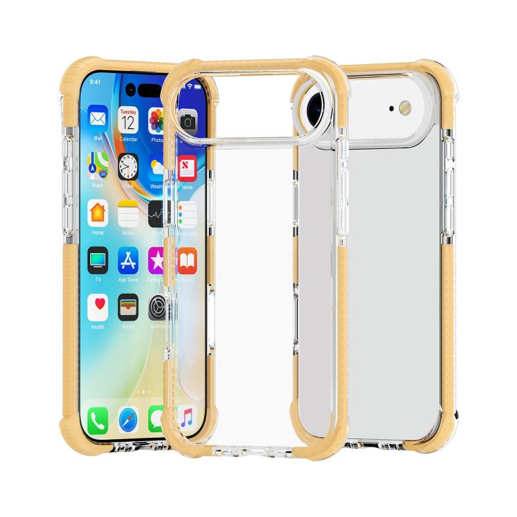 غطاء هاتف هجين من TPU وأكريليك مقاوم للصدمات بأربع زوايا، لهواتف iPhone 17 Pro Max، iPhone 17 Pro، iPhone 17، iPhone Air