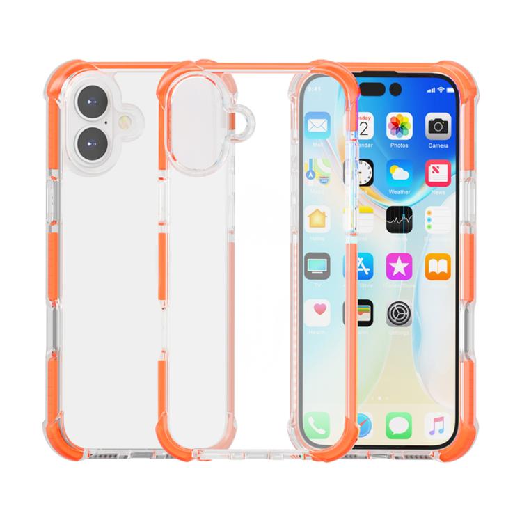 غطاء هاتف هجين من TPU وأكريليك مقاوم للصدمات بأربع زوايا، لهواتف iPhone 17 Pro Max، iPhone 17 Pro، iPhone 17، iPhone Air
