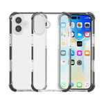 غطاء هاتف هجين من TPU وأكريليك مقاوم للصدمات بأربع زوايا، لهواتف iPhone 17 Pro Max، iPhone 17 Pro، iPhone 17، iPhone Air
