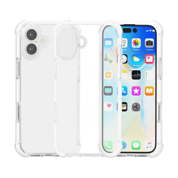 غطاء هاتف هجين من TPU وأكريليك مقاوم للصدمات بأربع زوايا، لهواتف iPhone 17 Pro Max، iPhone 17 Pro، iPhone 17، iPhone Air