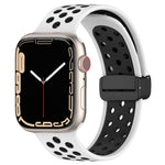 Magnetic Buckle Silicone Watch Band, For Apple Watch Series 9 45mm, For Apple Watch SE 2022 40mm, For Apple Watch Series 9 41mm