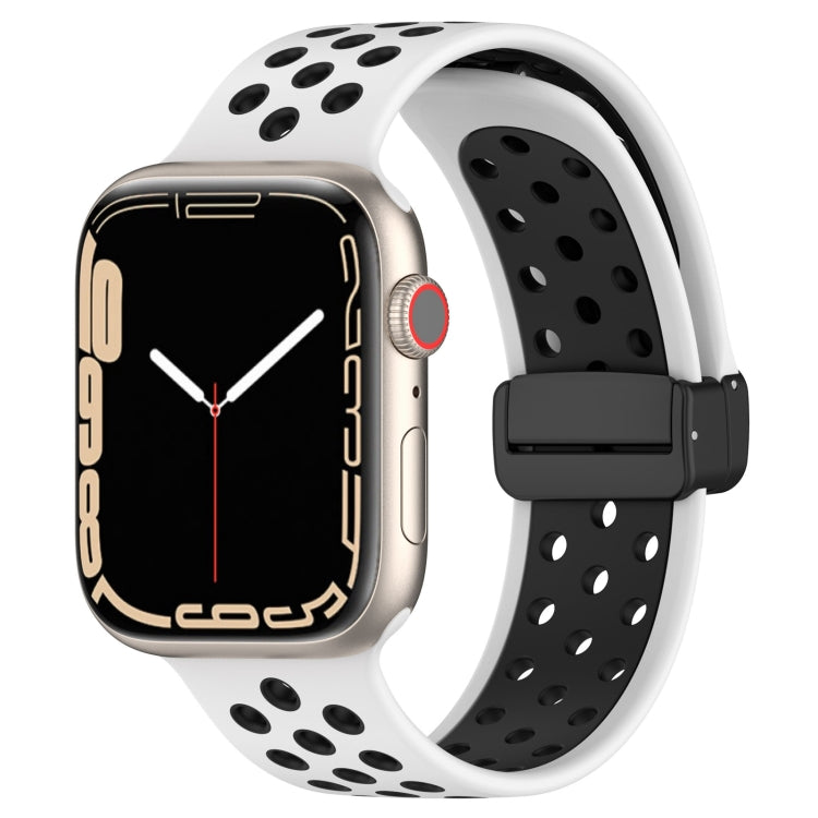 Magnetic Buckle Silicone Watch Band, For Apple Watch Series 9 45mm, For Apple Watch SE 2022 40mm, For Apple Watch Series 9 41mm