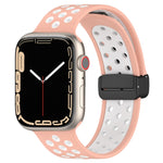 Magnetic Buckle Silicone Watch Band, For Apple Watch Series 9 45mm, For Apple Watch SE 2022 40mm, For Apple Watch Series 9 41mm