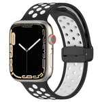 Magnetic Buckle Silicone Watch Band, For Apple Watch Series 9 45mm, For Apple Watch SE 2022 40mm, For Apple Watch Series 9 41mm