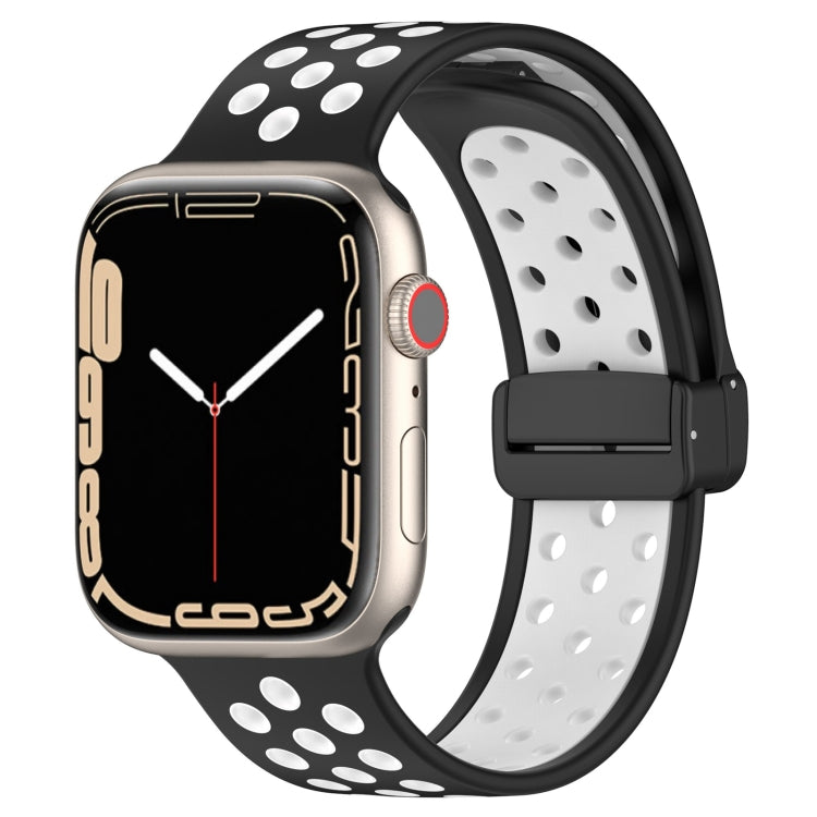 Magnetic Buckle Silicone Watch Band, For Apple Watch Series 9 45mm, For Apple Watch SE 2022 40mm, For Apple Watch Series 9 41mm