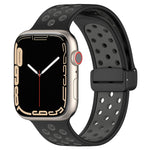 Magnetic Buckle Silicone Watch Band, For Apple Watch Series 9 45mm, For Apple Watch SE 2022 40mm, For Apple Watch Series 9 41mm