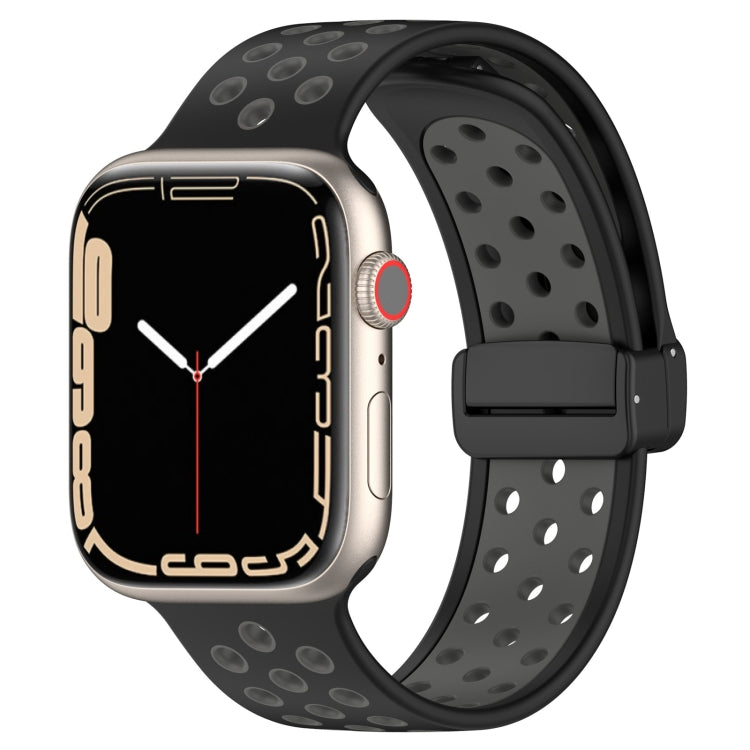 Magnetic Buckle Silicone Watch Band, For Apple Watch Series 9 45mm, For Apple Watch SE 2022 40mm, For Apple Watch Series 9 41mm
