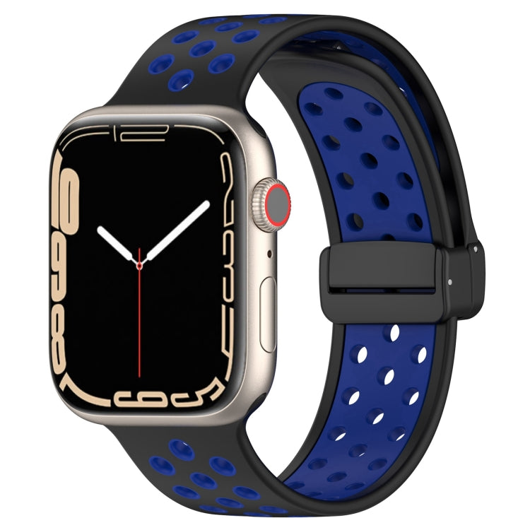 Magnetic Buckle Silicone Watch Band, For Apple Watch Series 9 45mm, For Apple Watch SE 2022 40mm, For Apple Watch Series 9 41mm