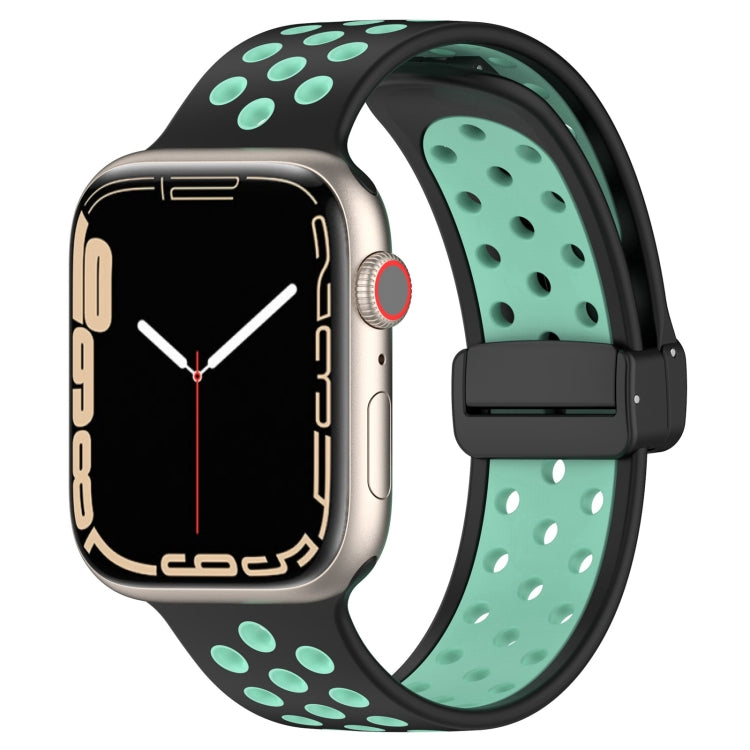 Magnetic Buckle Silicone Watch Band, For Apple Watch Series 9 45mm, For Apple Watch SE 2022 40mm, For Apple Watch Series 9 41mm