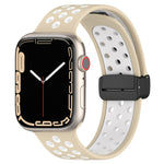 Magnetic Buckle Silicone Watch Band, For Apple Watch Series 9 45mm, For Apple Watch SE 2022 40mm, For Apple Watch Series 9 41mm