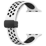 Magnetic Buckle Silicone Watch Band, For Apple Watch Series 9 45mm, For Apple Watch SE 2022 40mm, For Apple Watch Series 9 41mm