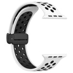 Magnetic Buckle Silicone Watch Band, For Apple Watch Series 9 45mm, For Apple Watch SE 2022 40mm, For Apple Watch Series 9 41mm