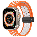 Magnetic Buckle Silicone Watch Band, For Apple Watch Series 9 45mm, For Apple Watch SE 2022 40mm, For Apple Watch Series 9 41mm